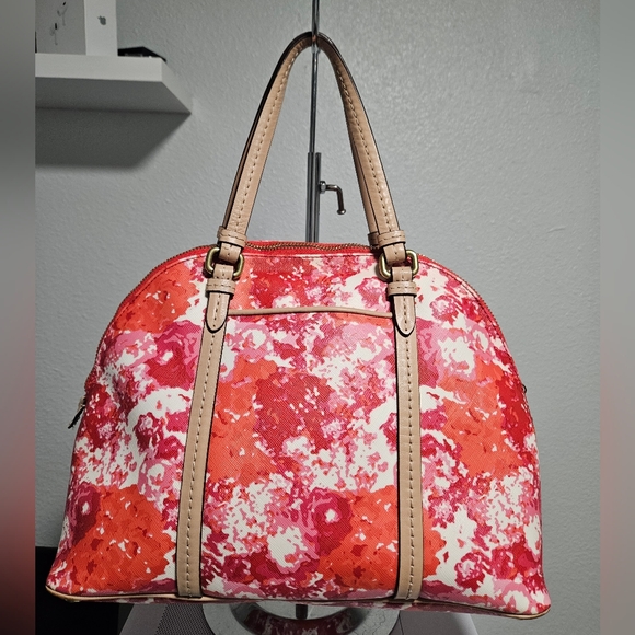 Coach Peyton Floral Cora Domed Satchel - Picture 4 of 11